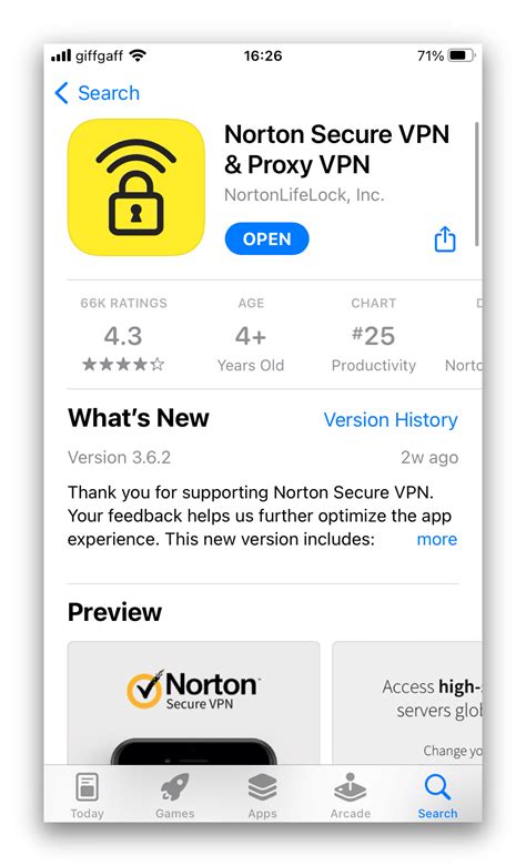 norton vpn just says connecting